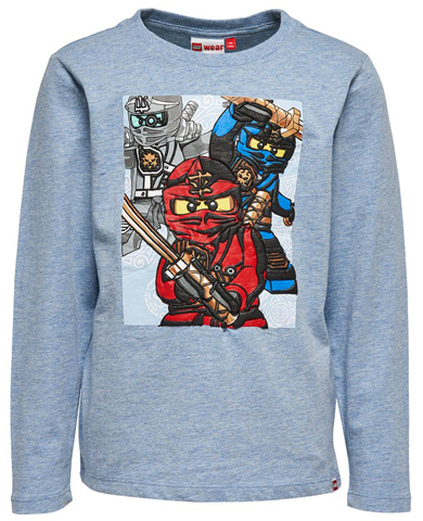 T-Shirt, NINJAGO Kai, Jay, Titanium Zane Boys Long Sleeve (Tony 714)