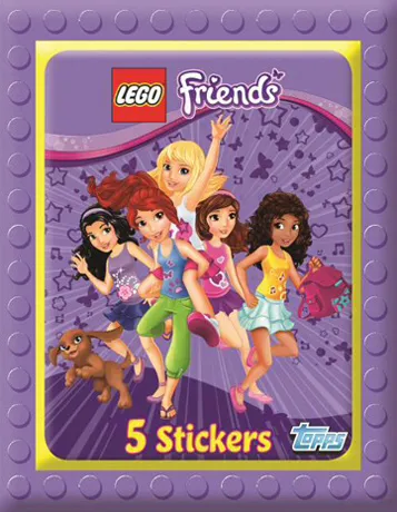 Sticker, Friends, Topps - Booster Pack