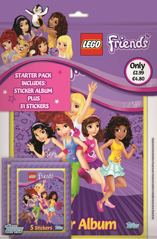 Sticker, Friends, Topps - Starter Pack