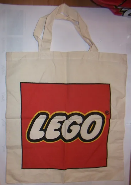 Tote Bag, LEGO Logo Pattern