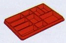 Storage/Sorting Tray - 10 Compartment