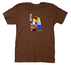 T-Shirt, Paul Frank Men's LEGO Barber