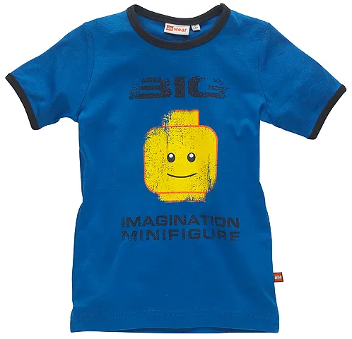 T-Shirt, Big Imagination Minifigure Blue