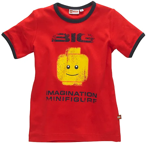 T-Shirt, Big Imagination Minifigure Red