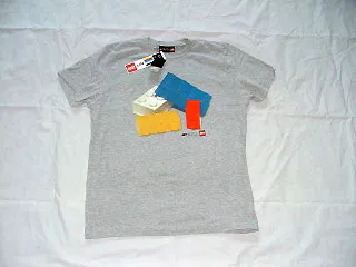 T-Shirt, Paul Frank Men's LEGO Stacked Bricks