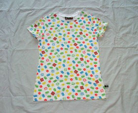 T-Shirt, Paul Frank Women's Brick Scatter