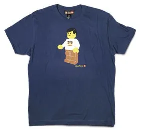 T-Shirt, Paul Frank Men's Julius & Friends LEGO Minifigure