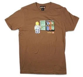 T-Shirt, Paul Frank Men's Julius & Friends LEGO Morning Time