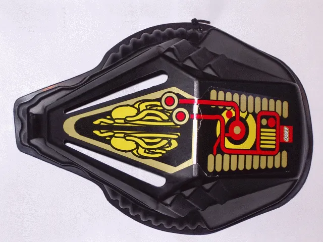 Headgear, Mask, Hard Plastic, UFO Alien Invader (from set 6999)