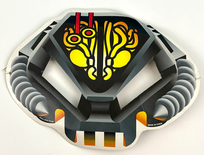 Headgear, Mask, Cardboard with Rubberband, UFO