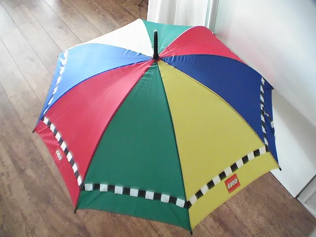 Umbrella, Multicolor with Lego Logo