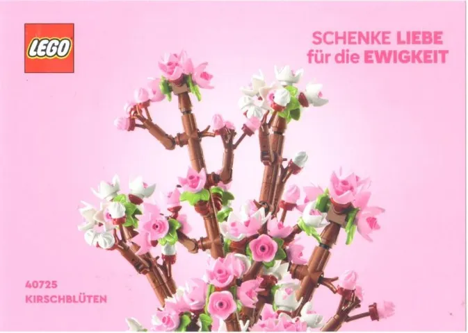 Valentine's Day Card Botanical Collection, SCHENKE LIEBE für die EWIGKEIT - 40725 Kirschblüten (German)