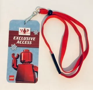 Lanyard with VIP Exclusive Access Badge