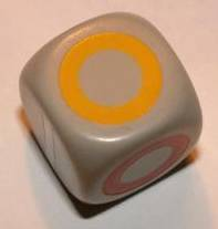 Die, 6 Sides with Set 1575-2 Board Game Pattern