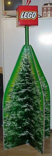 Display Floor Stand, Christmas Tree with Lego Cube