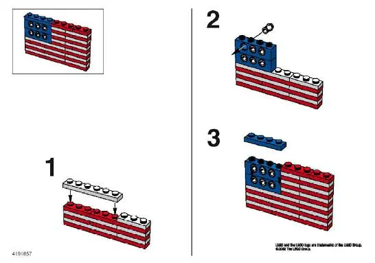 American Flag polybag