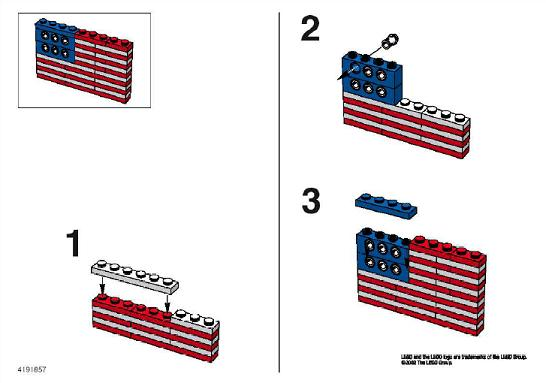 American Flag polybag