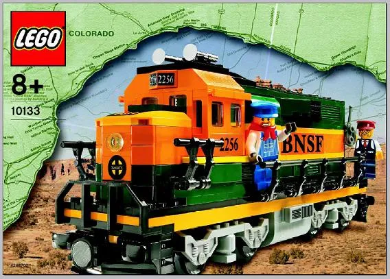 Burlington Northern Santa Fe (BNSF) GP-38 Locomotive