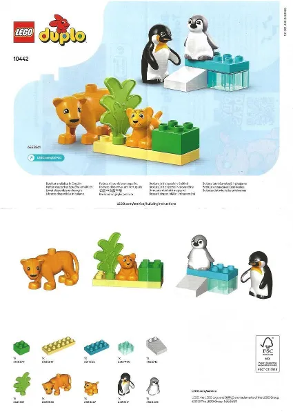 Wild Animal Families: Penguins & Lions