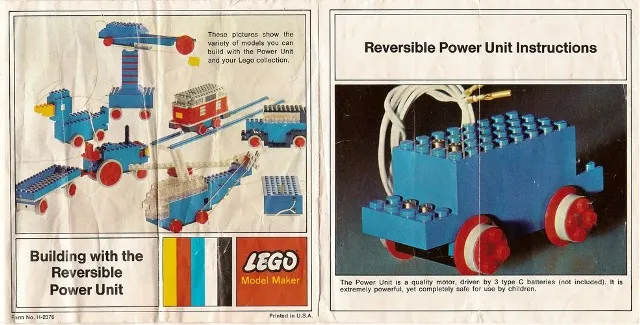 4.5V Reversible Power Unit (Motor)