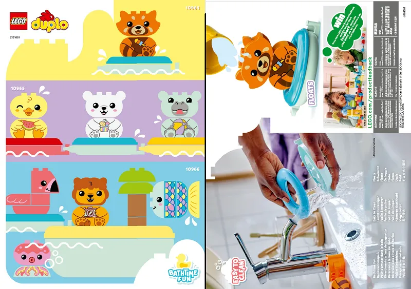 Bath Time Fun: Floating Red Panda