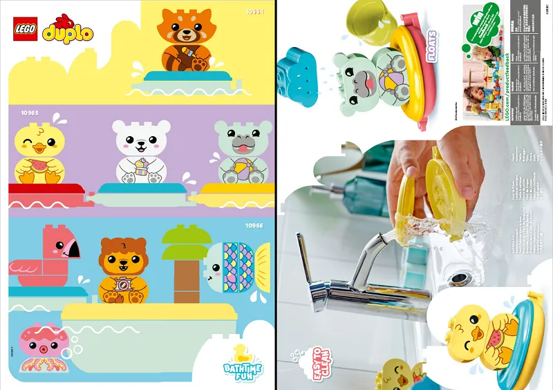 Bath Time Fun: Floating Animal Train