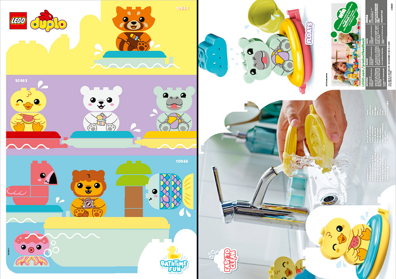 Bath Time Fun: Floating Animal Train