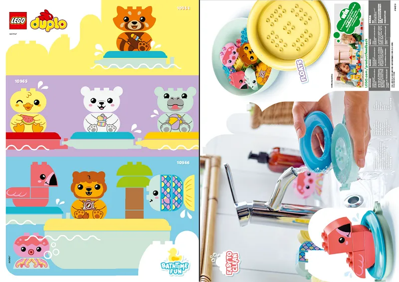 Bath Time Fun: Floating Animal Island