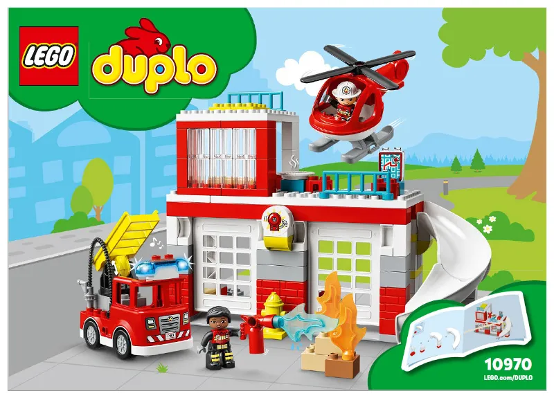 Fire Station & Helicopter