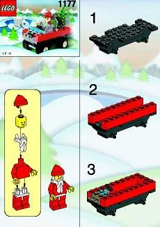 Santa in Truck with Polar Bear polybag