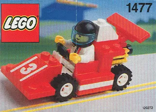 {Red Race Car Number 3}