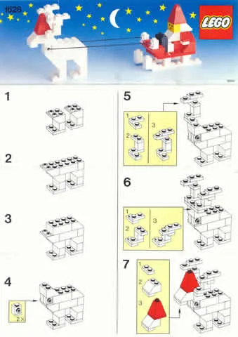 Santa on Sleigh with Reindeer