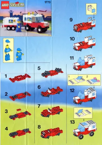 Airline Maintenance Vehicle with Trailer