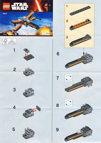 Poe's X-Wing Fighter - Mini polybag