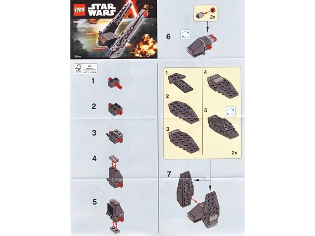 Kylo Ren's Command Shuttle - Mini polybag
