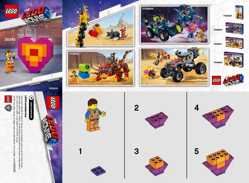 Emmet's 'Piece' Offering polybag