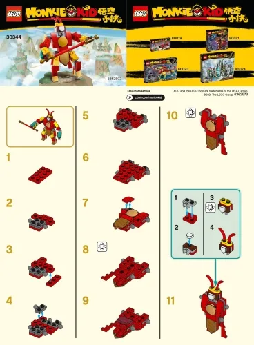 Mini Monkey King Warrior Mech polybag