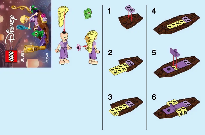 Rapunzel's Boat polybag