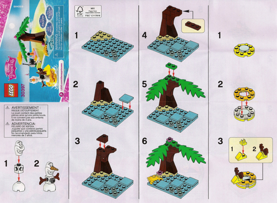 Olaf's Summertime Fun polybag