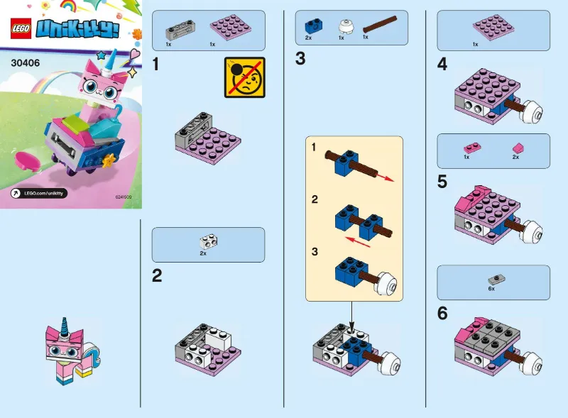 Unikitty Roller Coaster Wagon polybag