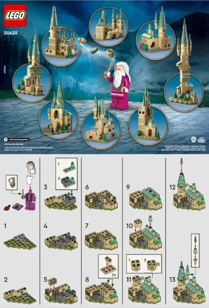 Build Your Own Hogwarts Castle polybag