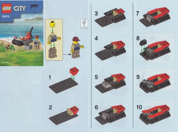 Wildlife Rescue Hovercraft polybag
