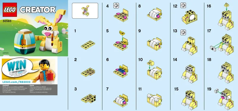 Easter Bunny polybag