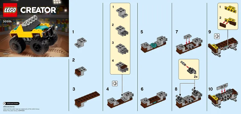 Rock Monster Truck polybag