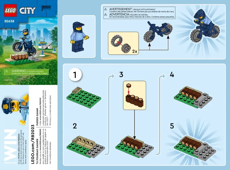 Police Bicycle Training polybag