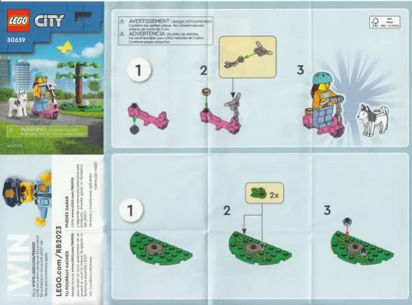 Dog Park and Scooter polybag