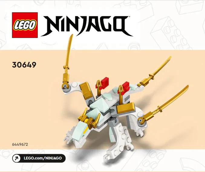 Ice Dragon Creature polybag