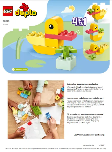 My First Duck paper bag / polybag