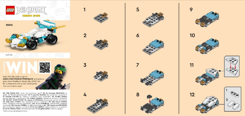 Zane's Dragon Power Vehicles polybag