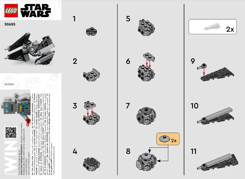 TIE Interceptor - Mini polybag